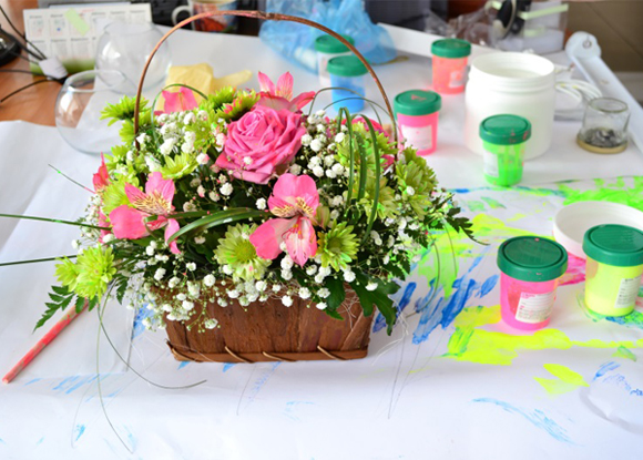 Цветы светящиеся в темноте