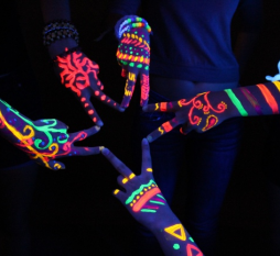 светящаяся краска для боди-арта