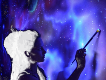 Роспись стен светящимися красками Роспись стен светящимися красками