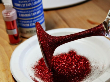 Глиттерная краска для стекла