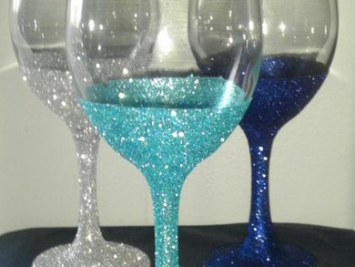 Глиттерная краска для стекла