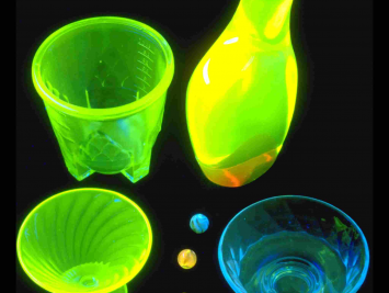 Флуоресцентная краска для стекла