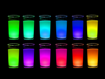 Флуоресцентная краска для стекла